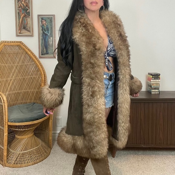 🎸 PENNY LANE AFGHAN COAT | CIRCA 1970’s IN AMAZING CONDITION RARE💎 - Picture 5 of 17